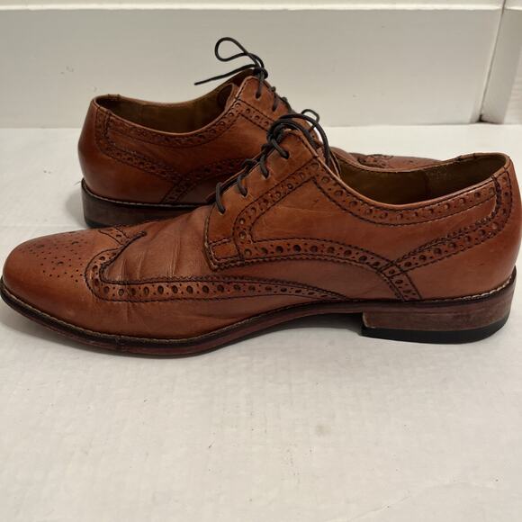 Cole Haan Giraldo Air Mens 8.5 M Wingtip Oxfords Dress Shoes Leather C09303 - Picture 9 of 13